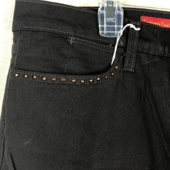 Bnwt- NYDJ 458BR St. Leg Trousers Jean Rhinestones - Picture 4 of 8